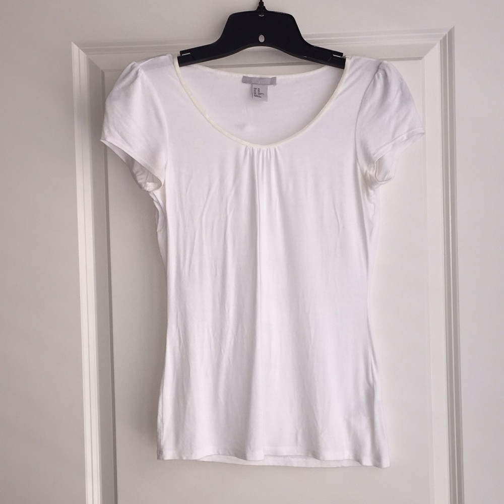 H&M Dressy Cap-sleeve Tee